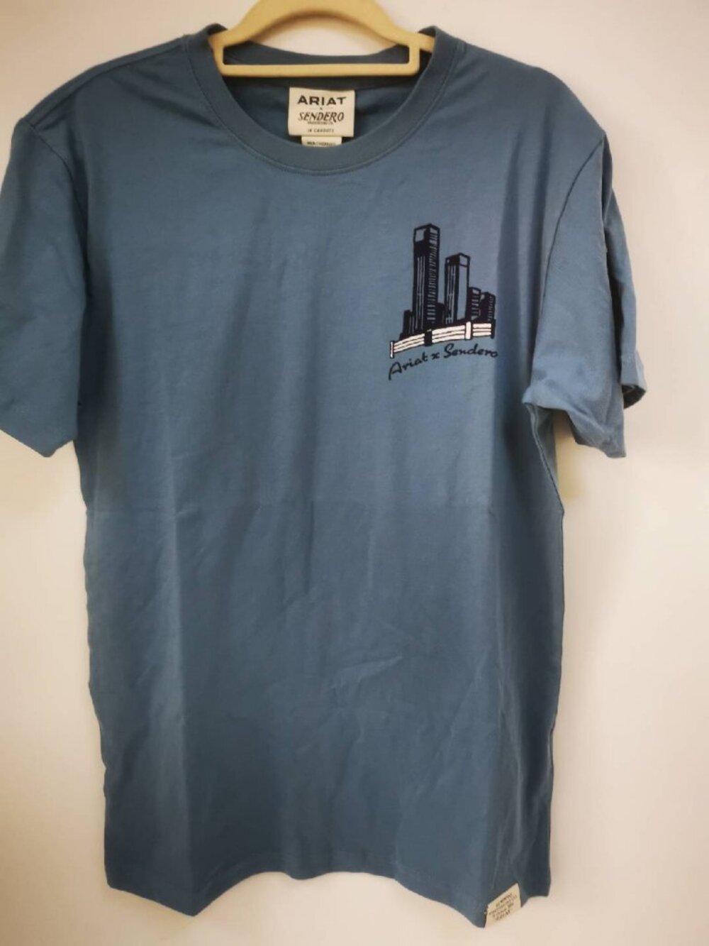 ARIAT Men's Summer Crew Neck Short Sleeve T-Shirt Casual Sports Basic Top